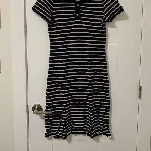 H&M Black and white striped collared dress - Picture 2 of 6